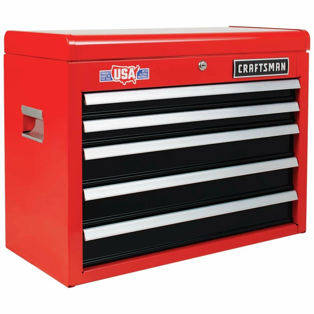 New π― CRAFTSMAN Top Tool Chests 2000 Series 26-in W x 19.75-in H 5-Drawer Steel Tool Chest (Red) π 5 New π― CRAFTSMAN Top Tool Chests 2000 Series 26-in W x 19.75-in H 5-Drawer Steel Tool Chest (Red) π - Image 5