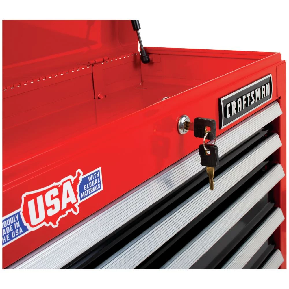 New π― CRAFTSMAN Top Tool Chests 2000 Series 26-in W x 19.75-in H 5-Drawer Steel Tool Chest (Red) π 6 New π― CRAFTSMAN Top Tool Chests 2000 Series 26-in W x 19.75-in H 5-Drawer Steel Tool Chest (Red) π - Image 6
