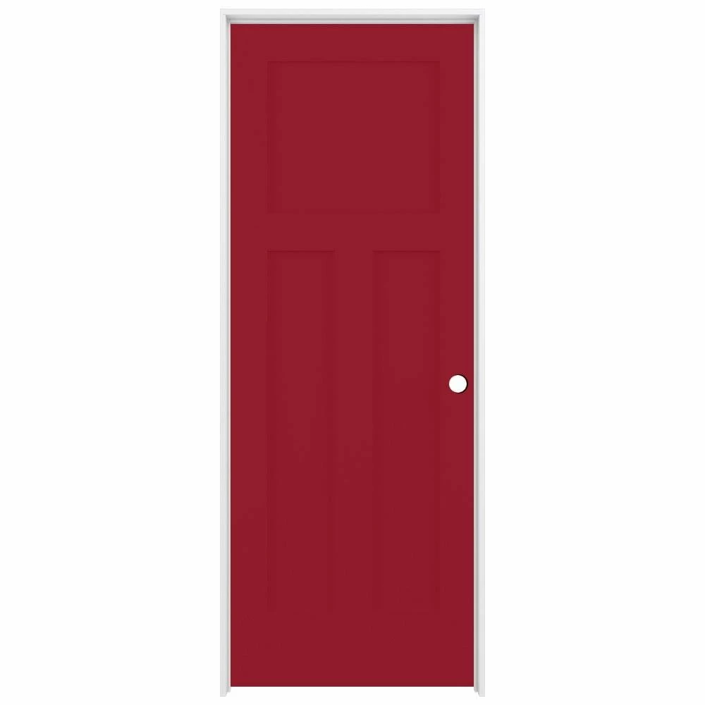 Cheap β ReliaBilt Prehung Interior Doors Shaker 30-in x 80-in Barn Red 3-Panel Craftsman Solid Core Prefinished Pine MDF Right Hand Inswing Single Prehung Interior Door π€© 1 Cheap β ReliaBilt Prehung Interior Doors Shaker 30-in x 80-in Barn Red 3-Panel Craftsman Solid Core Prefinished Pine MDF Right Hand Inswing Single Prehung Interior Door π€©
