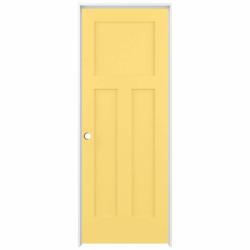 Discount π American Building Supply Prehung Interior Doors Shaker 28-in x 80-in Marigold 3-Panel Craftsman Solid Core Prefinished Pine MDF Right Hand Inswing Single Prehung Interior Door π€© 1 Discount π American Building Supply Prehung Interior Doors Shaker 28-in x 80-in Marigold 3-Panel Craftsman Solid Core Prefinished Pine MDF Right Hand Inswing Single Prehung Interior Door π€©