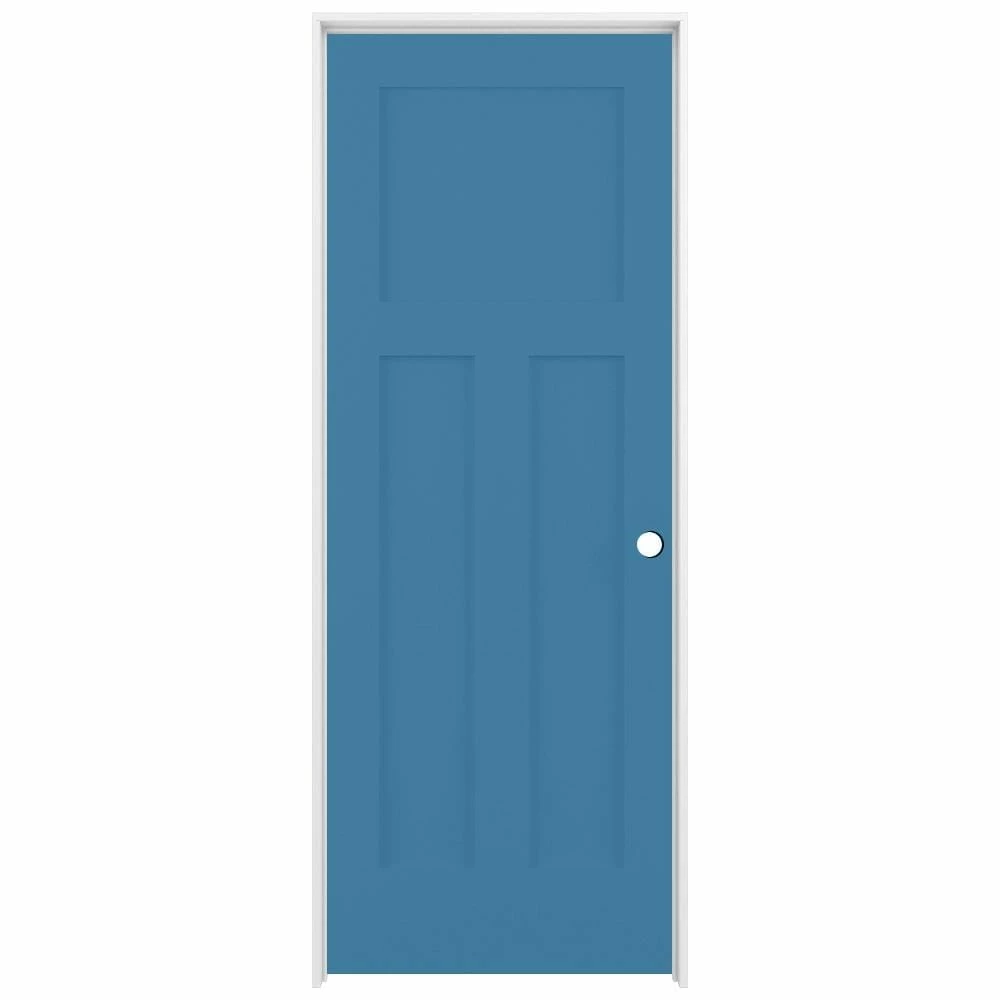 Coupon ❤️ ReliaBilt Prehung Interior Doors Shaker 32-in x 80-in Blue Heron 3-Panel Craftsman Solid Core Prefinished Pine MDF Left Hand Inswing Single Prehung Interior Door ✔️ 1 Coupon ❤️ ReliaBilt Prehung Interior Doors Shaker 32-in x 80-in Blue Heron 3-Panel Craftsman Solid Core Prefinished Pine MDF Left Hand Inswing Single Prehung Interior Door ✔️