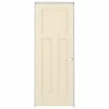 New 🎉 ReliaBilt Prehung Interior Doors Shaker 36-in x 80-in Cream-n-sugar 3-Panel Craftsman Solid Core Prefinished Pine MDF Left Hand Inswing Single Prehung Interior Door 🛒