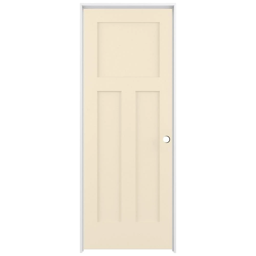 New π ReliaBilt Prehung Interior Doors Shaker 36-in x 80-in Cream-n-sugar 3-Panel Craftsman Solid Core Prefinished Pine MDF Left Hand Inswing Single Prehung Interior Door π 1 New π ReliaBilt Prehung Interior Doors Shaker 36-in x 80-in Cream-n-sugar 3-Panel Craftsman Solid Core Prefinished Pine MDF Left Hand Inswing Single Prehung Interior Door π