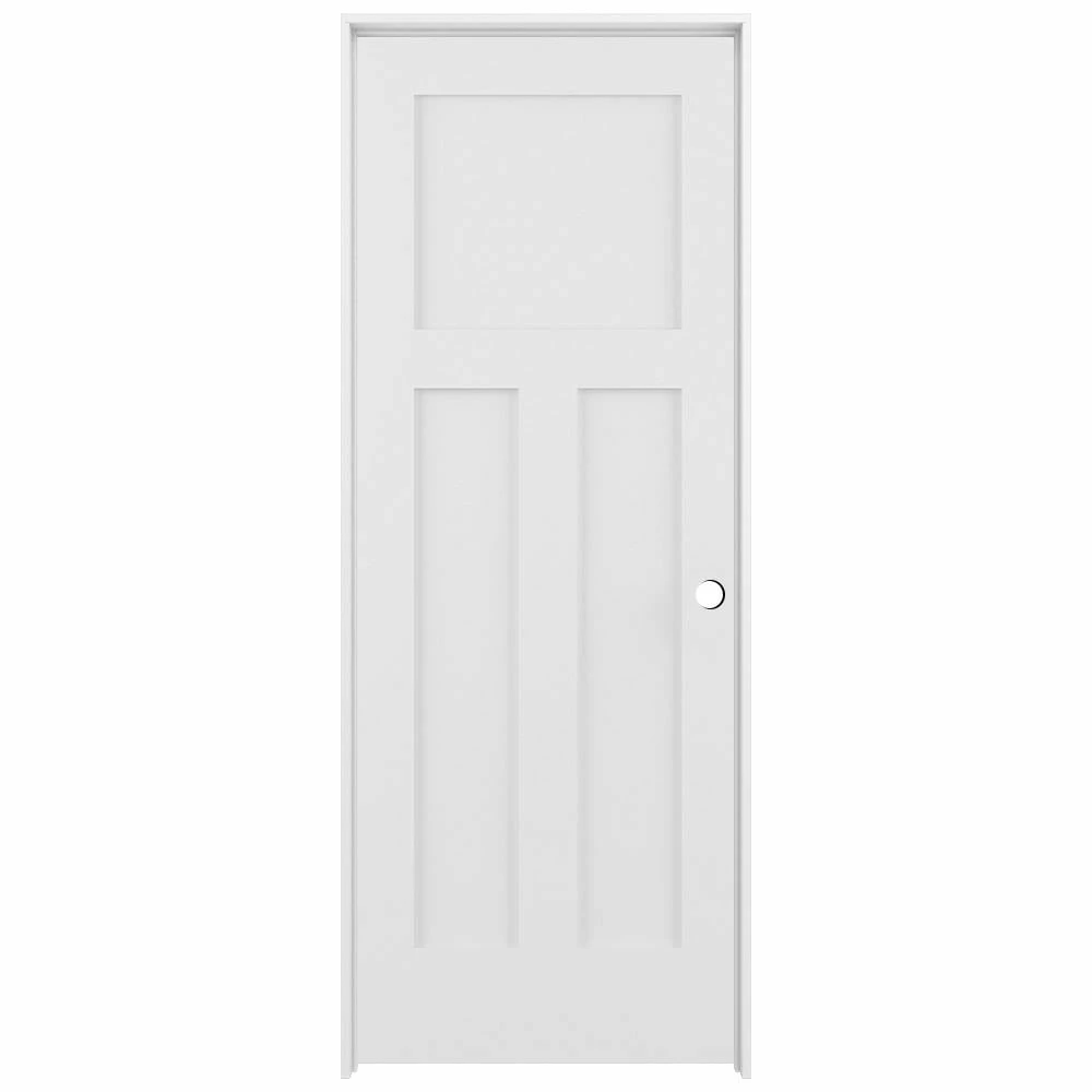 Best deal β¨ American Building Supply Prehung Interior Doors Shaker 30-in x 80-in White 3-Panel Craftsman Solid Core Prefinished Pine MDF Left Hand Inswing Single Prehung Interior Door π 1 Best deal β¨ American Building Supply Prehung Interior Doors Shaker 30-in x 80-in White 3-Panel Craftsman Solid Core Prefinished Pine MDF Left Hand Inswing Single Prehung Interior Door π
