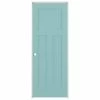 New 💯 American Building Supply Prehung Interior Doors Shaker 36-in x 80-in Sea Mist 3-Panel Craftsman Solid Core Prefinished Pine MDF Right Hand Inswing Single Prehung Interior Door 🎉
