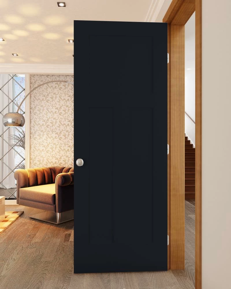 Best deal ❤️ American Building Supply Prehung Interior Doors Shaker 24-in x 80-in Midnight 3-Panel Craftsman Solid Core Prefinished Pine MDF Right Hand Inswing Single Prehung Interior Door 👍 2 Best deal ❤️ American Building Supply Prehung Interior Doors Shaker 24-in x 80-in Midnight 3-Panel Craftsman Solid Core Prefinished Pine MDF Right Hand Inswing Single Prehung Interior Door 👍 - Image 2