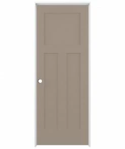 Brand new π― American Building Supply Prehung Interior Doors Shaker 30-in x 80-in Sand Piper 3-Panel Craftsman Solid Core Prefinished Pine MDF Left Hand Inswing Single Prehung Interior Door π