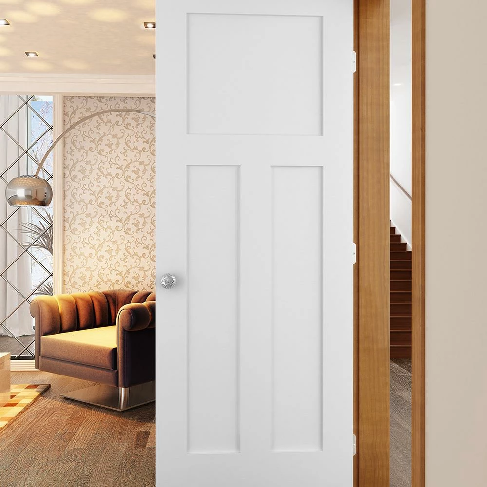 Best deal β¨ American Building Supply Prehung Interior Doors Shaker 30-in x 80-in White 3-Panel Craftsman Solid Core Prefinished Pine MDF Left Hand Inswing Single Prehung Interior Door π 2 Best deal β¨ American Building Supply Prehung Interior Doors Shaker 30-in x 80-in White 3-Panel Craftsman Solid Core Prefinished Pine MDF Left Hand Inswing Single Prehung Interior Door π - Image 2