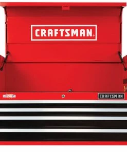 Brand new 🌟 CRAFTSMAN Top Tool Chests 2000 Series 37-in W x 24.5-in H 4-Drawer Steel Tool Chest (Red) 🧨