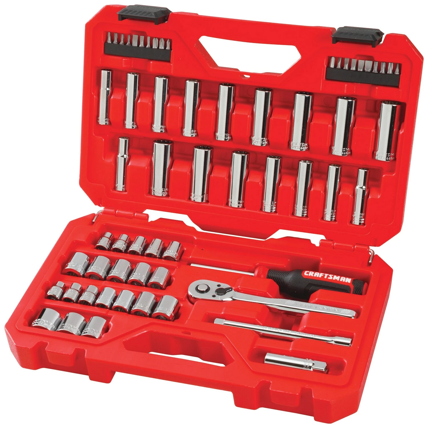 Best Pirce ✨ CRAFTSMAN Mechanics Tool Sets 61-Piece Standard (SAE) and Metric Combination Chrome Mechanics Tool Set (3/8-in;) ⌛ 2 Best Pirce ✨ CRAFTSMAN Mechanics Tool Sets 61-Piece Standard (SAE) and Metric Combination Chrome Mechanics Tool Set (3/8-in;) ⌛ - Image 2