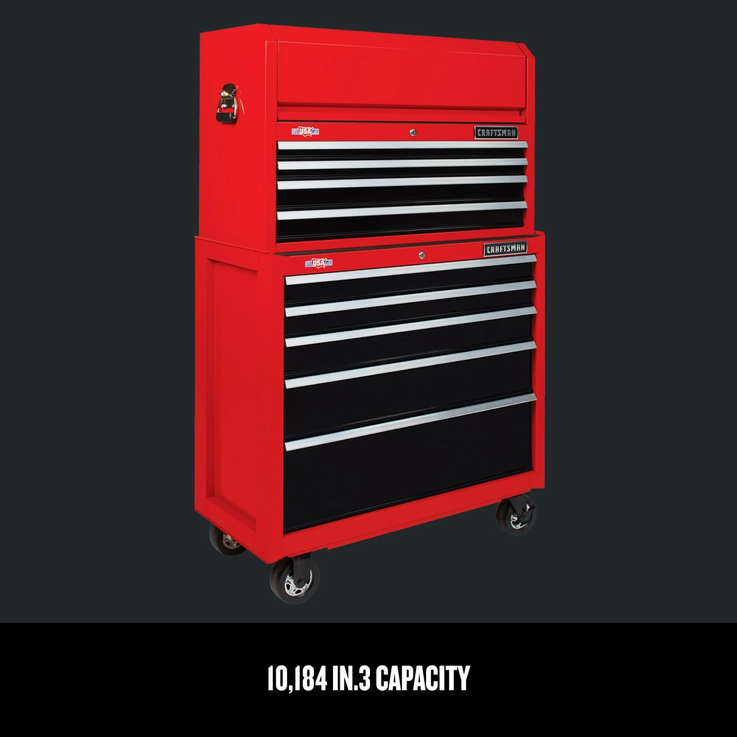 Brand new π CRAFTSMAN Top Tool Chests 2000 Series 37-in W x 24.5-in H 4-Drawer Steel Tool Chest (Red) 𧨠2 Brand new π CRAFTSMAN Top Tool Chests 2000 Series 37-in W x 24.5-in H 4-Drawer Steel Tool Chest (Red) 𧨠- Image 2