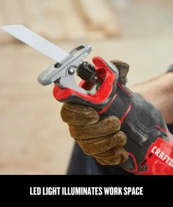 Hot Sale 🎉 CRAFTSMAN Reciprocating Saws V20 20-volt Max Variable Speed Brushless Cordless Reciprocating Saw (Tool Only) 🤩 -Craftsman Official Shop 15319109