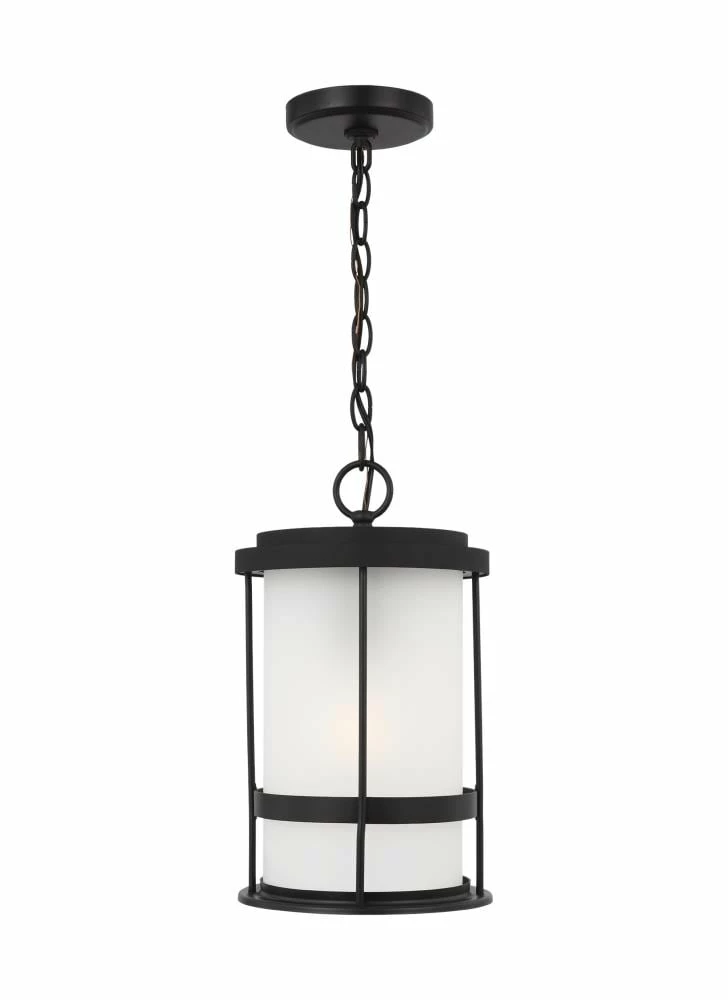 Budget π Sea Gull Lighting Pendant Lighting Wilburn Black Craftsman Etched Glass Cylinder Outdoor Pendant Light βοΈ 1 Budget π Sea Gull Lighting Pendant Lighting Wilburn Black Craftsman Etched Glass Cylinder Outdoor Pendant Light βοΈ