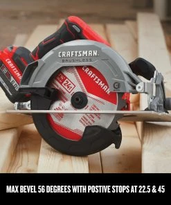 Promo ❤️ CRAFTSMAN Circular Saws V20 20-Volt Max 7-1/4-in Brushless Cordless Circular Saw ⌛ -Craftsman Official Shop 15853202
