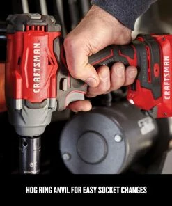 Promo 😀 CRAFTSMAN Impact Wrenches V20-Amp 20-volt Max Variable Speed Brushless 1/2-in Drive Cordless Impact Wrench (Tool Only) 🛒 -Craftsman Official Shop 15857852