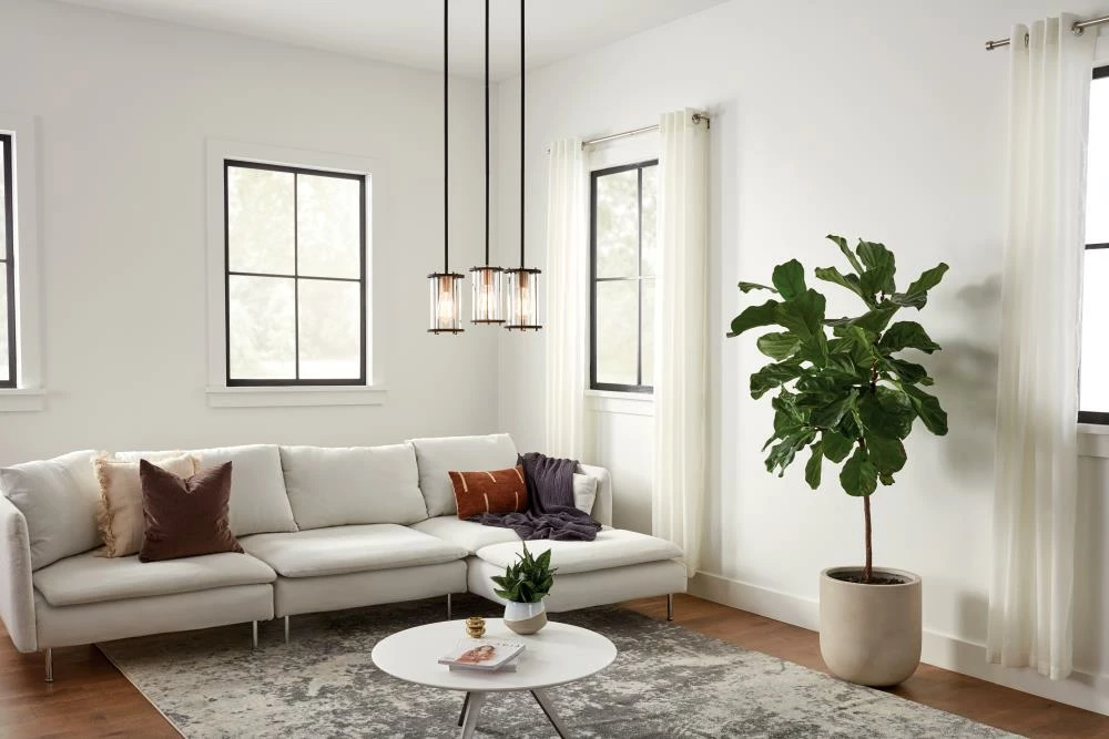 Flash Sale π Kichler Pendant Lighting Loman Matte Black and Brushed Nickel Craftsman Clear Glass Cylinder Mini Pendant Light π€© 7 Flash Sale π Kichler Pendant Lighting Loman Matte Black and Brushed Nickel Craftsman Clear Glass Cylinder Mini Pendant Light π€© - Image 7