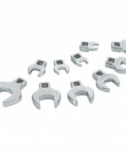 Discount 🎉 CRAFTSMAN Combination Wrenches & Sets 10-Piece Set 6-point Standard (SAE) Crowfoot Open End Wrench Set 😍