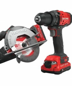 Coupon ❤️ CRAFTSMAN Power Tool Combo Kits V20 2-Tool 20-Volt Max Power Tool Combo Kit Case (2-Batteries Included and Charger Included) ✨