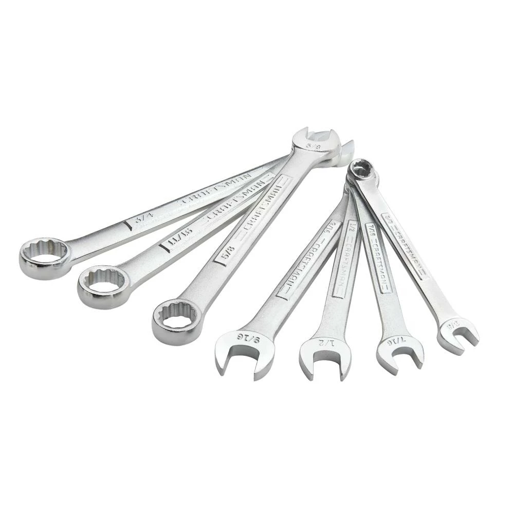 Best deal 🎁 CRAFTSMAN Combination Wrenches & Sets 7-Piece Set 12-point Standard (SAE) Standard Combination Wrench Set ✔️ 1 Best deal 🎁 CRAFTSMAN Combination Wrenches & Sets 7-Piece Set 12-point Standard (SAE) Standard Combination Wrench Set ✔️