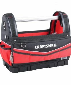 Best Sale 🔥 CRAFTSMAN Tool Bags Versastack Red and Black Polyester 17-in Tool Tote 😍