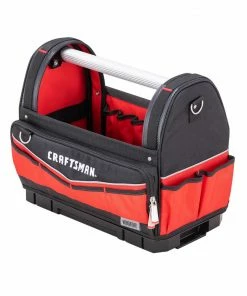 Best Sale 🔥 CRAFTSMAN Tool Bags Versastack Red and Black Polyester 17-in Tool Tote 😍 -Craftsman Official Shop 16493733