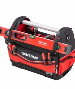 Best Sale 🔥 CRAFTSMAN Tool Bags Versastack Red and Black Polyester 17-in Tool Tote 😍 -Craftsman Official Shop 16493736