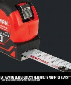 Best Sale 🔥 CRAFTSMAN Tape Measures AUTOLOCK 30-ft Tape Measure 👏 -Craftsman Official Shop 16509987