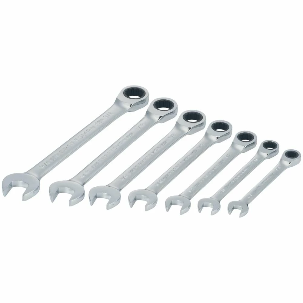 Brand new π CRAFTSMAN Ratchet Wrenches & Sets 7-Piece Set 12-Point Standard (SAE) Ratchet Wrench Set 𧨠2 Brand new π CRAFTSMAN Ratchet Wrenches & Sets 7-Piece Set 12-Point Standard (SAE) Ratchet Wrench Set 𧨠- Image 2