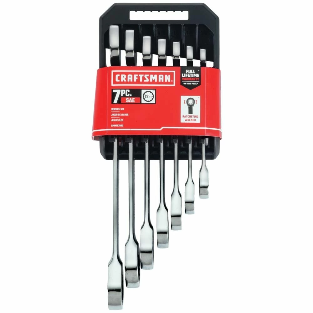 Brand new π CRAFTSMAN Ratchet Wrenches & Sets 7-Piece Set 12-Point Standard (SAE) Ratchet Wrench Set 𧨠4 Brand new π CRAFTSMAN Ratchet Wrenches & Sets 7-Piece Set 12-Point Standard (SAE) Ratchet Wrench Set 𧨠- Image 4