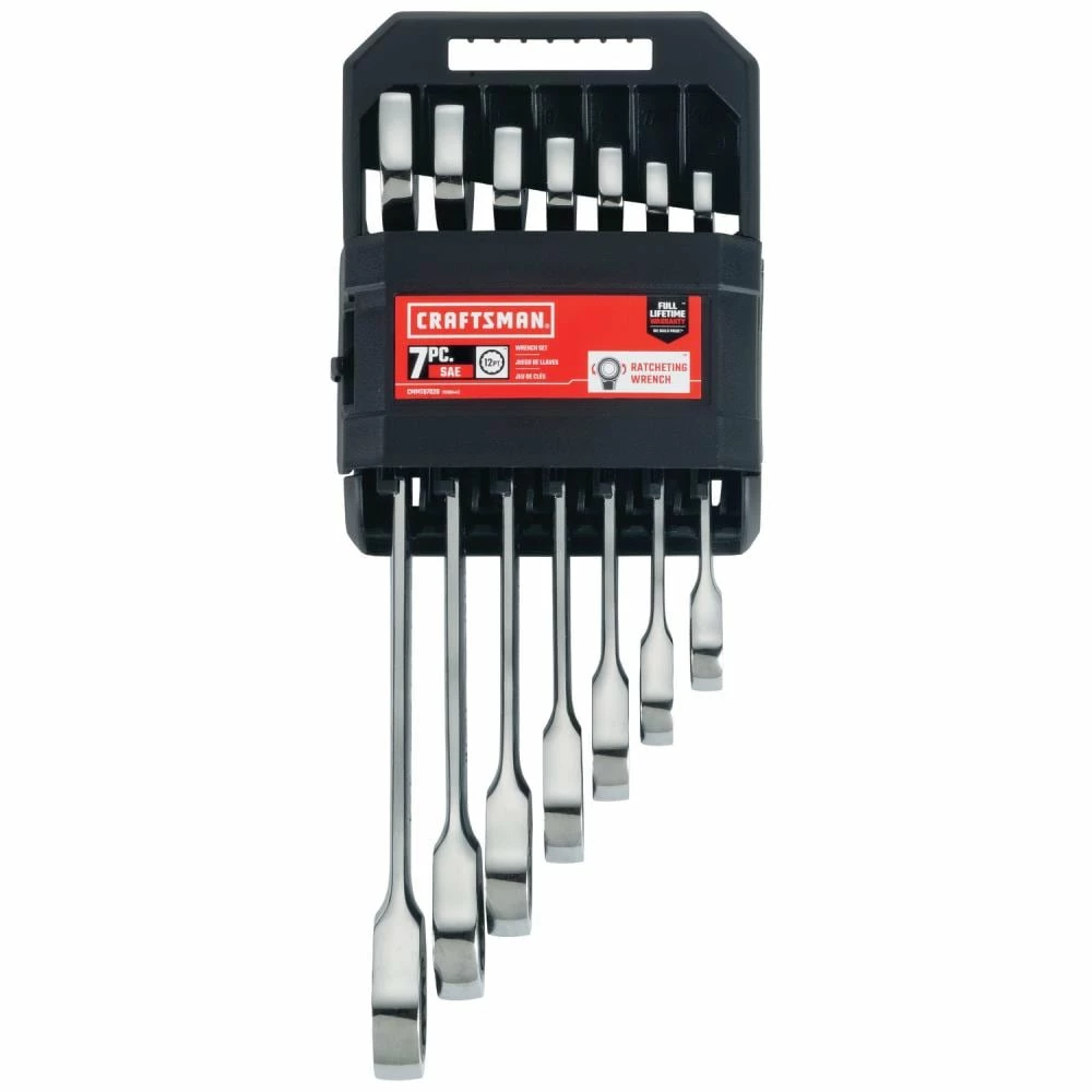 Brand new π CRAFTSMAN Ratchet Wrenches & Sets 7-Piece Set 12-Point Standard (SAE) Ratchet Wrench Set 𧨠5 Brand new π CRAFTSMAN Ratchet Wrenches & Sets 7-Piece Set 12-Point Standard (SAE) Ratchet Wrench Set 𧨠- Image 5