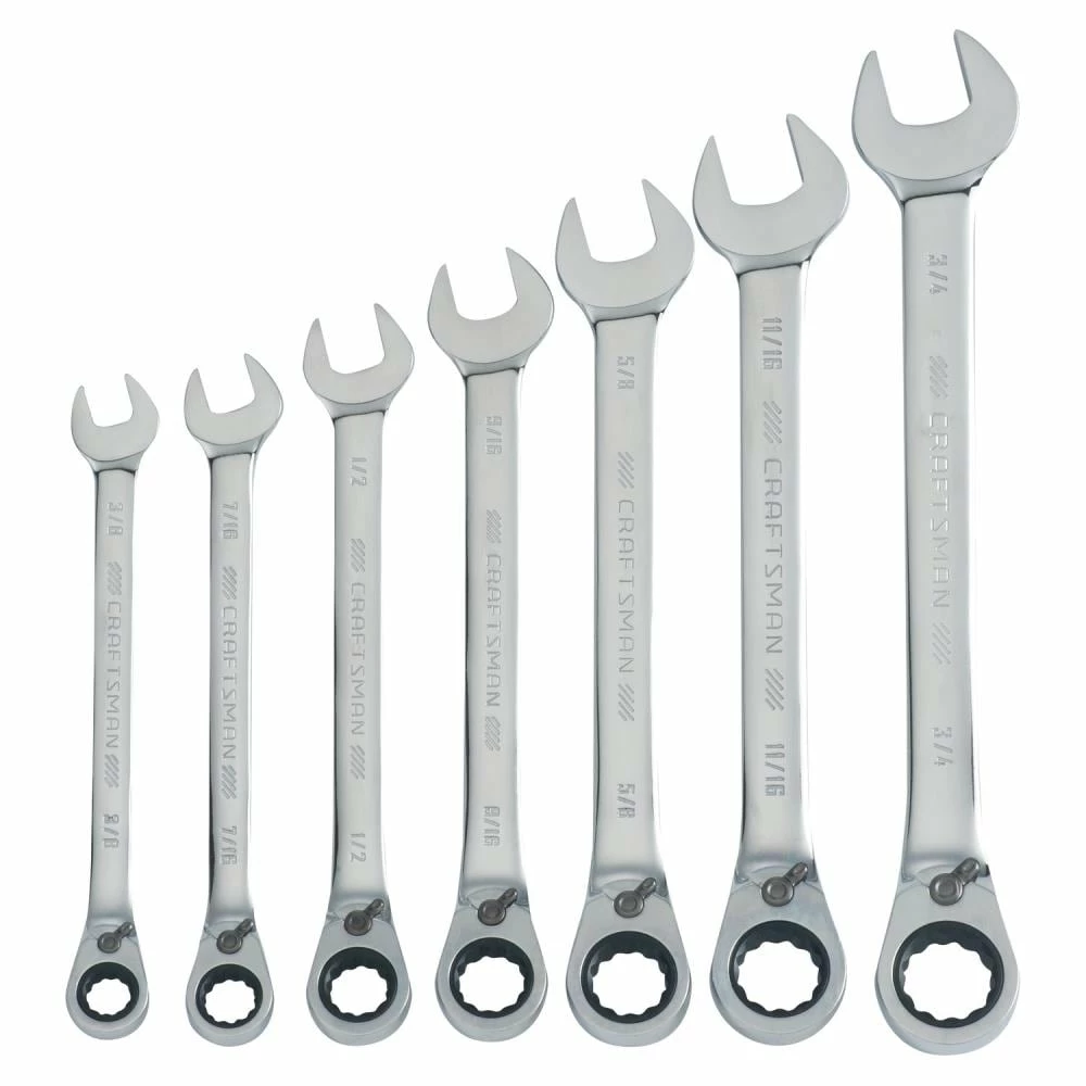 Hot Sale π CRAFTSMAN Ratchet Wrenches & Sets 7-Piece Set 12-Point Standard (SAE) Ratchet Wrench Set π 1 Hot Sale π CRAFTSMAN Ratchet Wrenches & Sets 7-Piece Set 12-Point Standard (SAE) Ratchet Wrench Set π