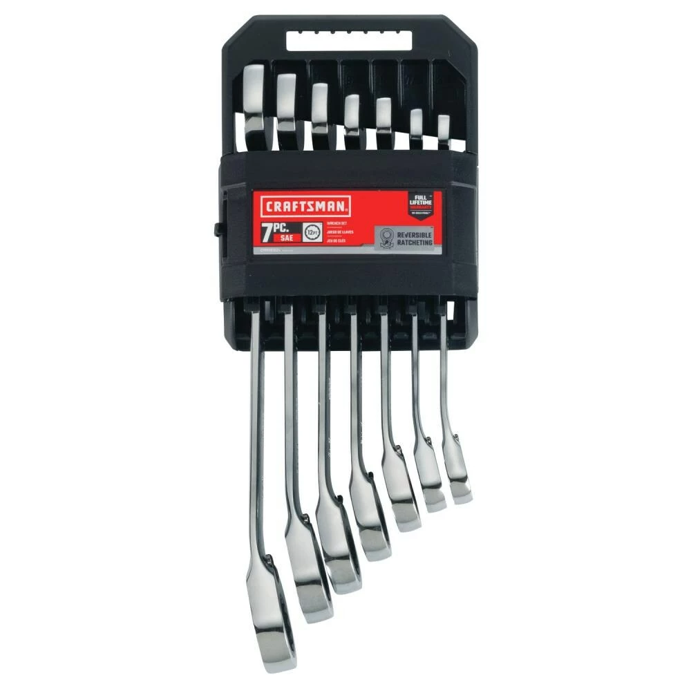 Hot Sale π CRAFTSMAN Ratchet Wrenches & Sets 7-Piece Set 12-Point Standard (SAE) Ratchet Wrench Set π 5 Hot Sale π CRAFTSMAN Ratchet Wrenches & Sets 7-Piece Set 12-Point Standard (SAE) Ratchet Wrench Set π - Image 5