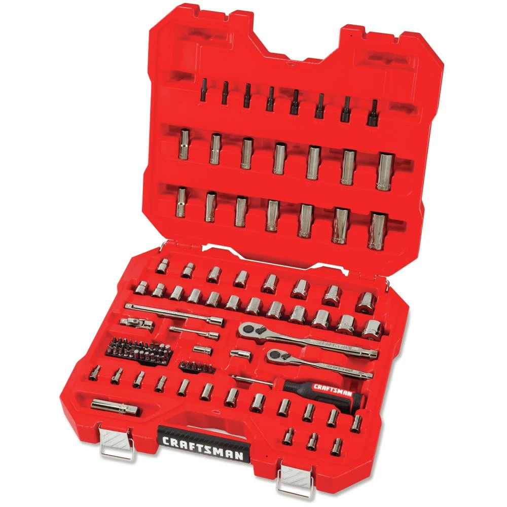 Outlet โ CRAFTSMAN Mechanics Tool Sets 105-Piece Standard (SAE) and Metric Combination Gunmetal Chrome Mechanics Tool Set (1/4-in; 3/8-in) ๐ฏ 2 Outlet โ CRAFTSMAN Mechanics Tool Sets 105-Piece Standard (SAE) and Metric Combination Gunmetal Chrome Mechanics Tool Set (1/4-in; 3/8-in) ๐ฏ - Image 2