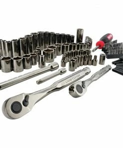 Craftsman Official Shop 3 Outlet โ CRAFTSMAN Mechanics Tool Sets 105-Piece Standard (SAE) and Metric Combination Gunmetal Chrome Mechanics Tool Set (1/4-in; 3/8-in) ๐ฏ
