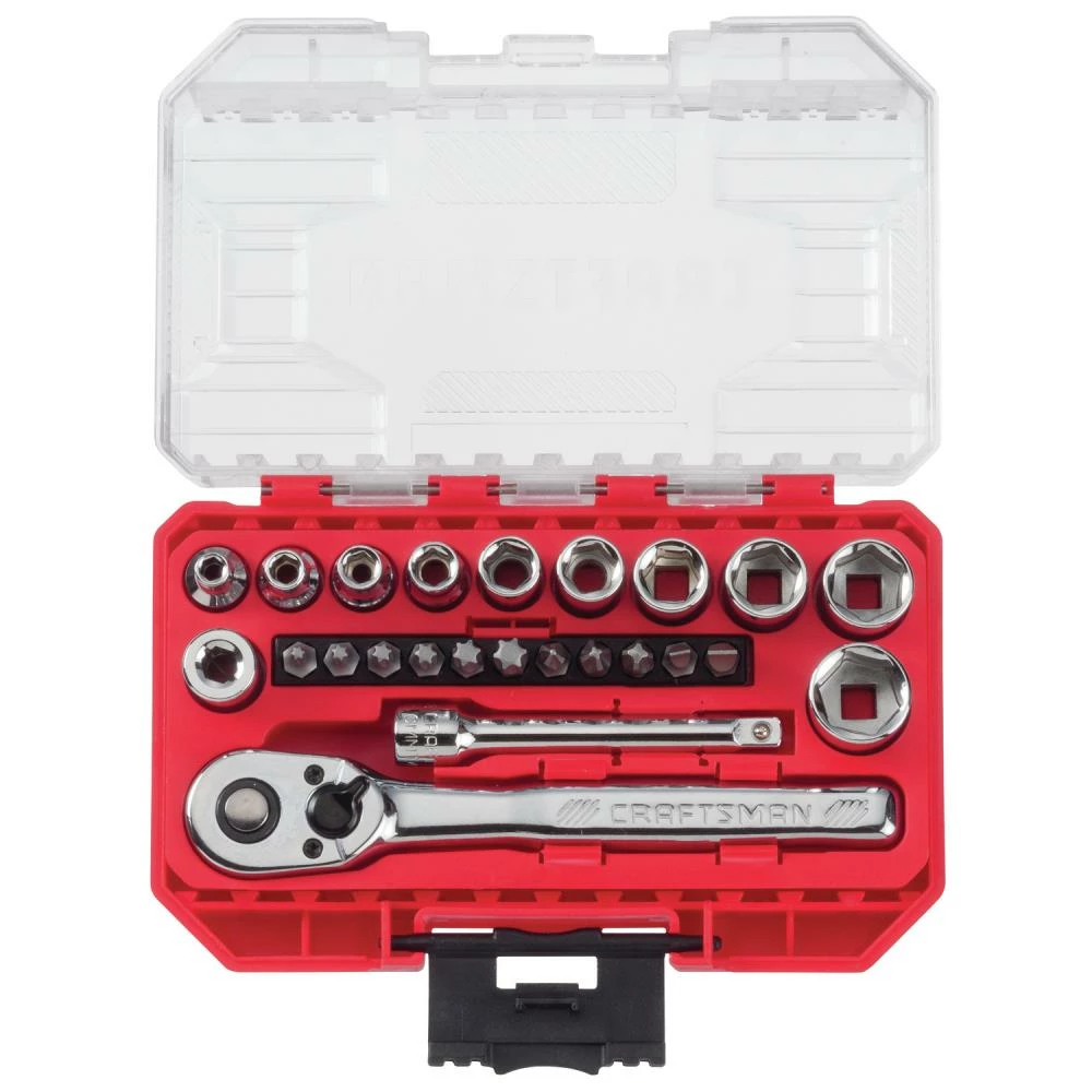 Best reviews of π CRAFTSMAN Mechanics Tool Sets 24-Piece Standard (SAE) Polished Chrome Mechanics Tool Set (1/4-in) β 2 Best reviews of π CRAFTSMAN Mechanics Tool Sets 24-Piece Standard (SAE) Polished Chrome Mechanics Tool Set (1/4-in) β - Image 2