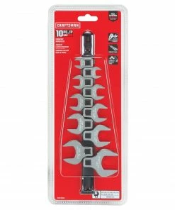 Discount 🎉 CRAFTSMAN Combination Wrenches & Sets 10-Piece Set 6-point Standard (SAE) Crowfoot Open End Wrench Set 😍 -Craftsman Official Shop 16864100