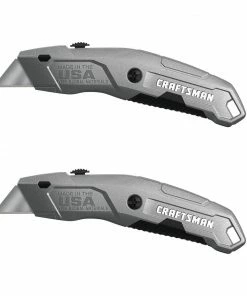 Buy 🔔 CRAFTSMAN Utility Knives Quick Change 6-Blade Retractable Utility Knife with On Tool Blade Storage 🤩