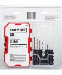 Best deal ✨ CRAFTSMAN Twist Drill Bits 14-Piece Assorted x Set Gold Ferrous Coated Hss Twist Drill Bit Set 😀 -Craftsman Official Shop 17585183