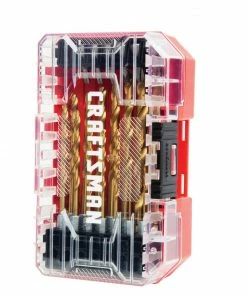 Flash Sale 😍 CRAFTSMAN Twist Drill Bits 21-Piece Assorted x Set Titanium Twist Drill Bit Set 🔥 -Craftsman Official Shop 17881183