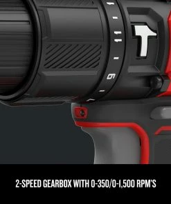 Cheap 💯 CRAFTSMAN Hammer Drills V20 1/2-in 20-volt Max Variable Speed Cordless Hammer Drill (2-Batteries Included) ❤️ -Craftsman Official Shop 18114520