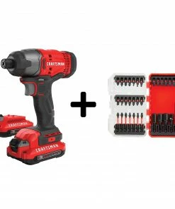 Discount 😍 CRAFTSMAN Impact Drivers V20 20-volt Max Variable Speed Cordless Impact Driver (2-Batteries Included) 😍