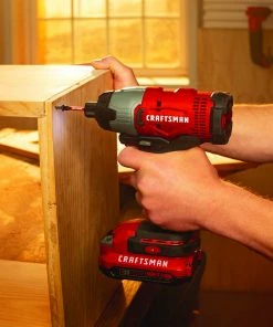 Discount 😍 CRAFTSMAN Impact Drivers V20 20-volt Max Variable Speed Cordless Impact Driver (2-Batteries Included) 😍 -Craftsman Official Shop 18115120