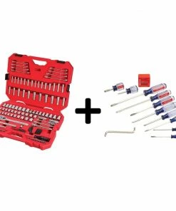 Wholesale β€οΈ CRAFTSMAN Mechanics Tool Sets 135-Piece Standard (SAE) and Metric Combination Polished Chrome Mechanics Tool Set (1/4-in; 3/8-in) π
