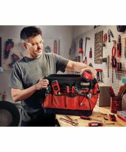 Cheap 👏 CRAFTSMAN Tool Bags VERSASTACK Red/Black Polyester 17-in Zippered Tool Bag 🔥 -Craftsman Official Shop 40680643