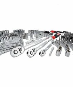 Deals 😍 CRAFTSMAN Mechanics Tool Sets 232-Piece Standard (SAE) and Metric Combination Polished Chrome Mechanics Tool Set (1/4-in; 3/8-in) 🔥 -Craftsman Official Shop 40775439