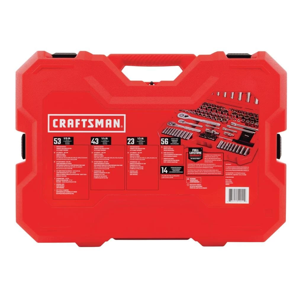 Top 10 โค๏ธ CRAFTSMAN Mechanics Tool Sets 189-Piece Standard (SAE) and Metric Combination Polished Chrome Mechanics Tool Set (1/4-in; 3/8-in) ๐ 6 Top 10 โค๏ธ CRAFTSMAN Mechanics Tool Sets 189-Piece Standard (SAE) and Metric Combination Polished Chrome Mechanics Tool Set (1/4-in; 3/8-in) ๐ - Image 6