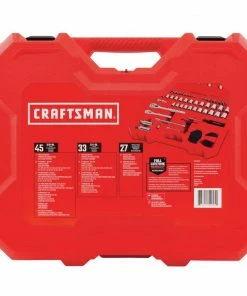 Discount 🔔 CRAFTSMAN Mechanics Tool Sets 105-Piece Standard (SAE) and Metric Combination Polished Chrome Mechanics Tool Set (1/4-in; 3/8-in) 👍 -Craftsman Official Shop 40831386