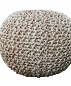 Deals 🔔 Thing Indoor Ottomans Craftsman Natural Jute Pouf Ottoman 😀