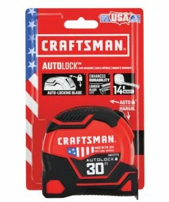 Best Sale 🔥 CRAFTSMAN Tape Measures AUTOLOCK 30-ft Tape Measure 👏 -Craftsman Official Shop 40988329