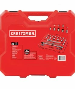Wholesale 😍 CRAFTSMAN Mechanics Tool Sets 33-Piece Standard (SAE) and Metric Combination Polished Chrome Mechanics Tool Set (3/8-in) 😀 -Craftsman Official Shop 40988360